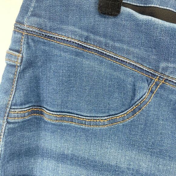 Denim & Co Pull-On Stretch Jeggings 26W / 4X Medium Wash Cozy Touch Denim Pants - Picture 5 of 14